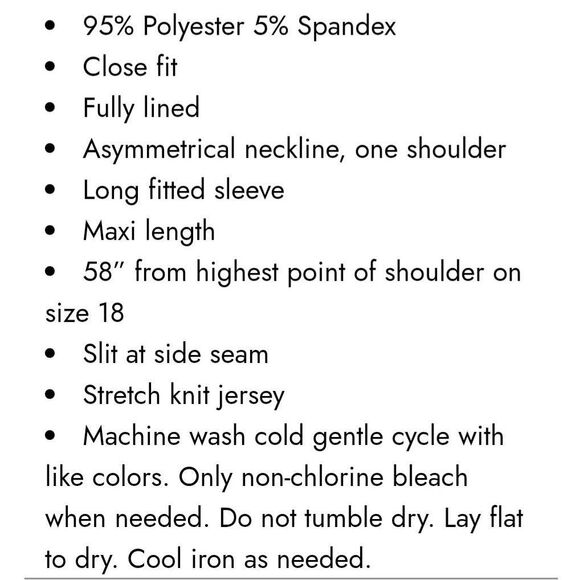 NWT Eloquii Plus Size 22 One Shoulder Maxi Dress with Side Slit in Antique Green - Picture 4 of 4